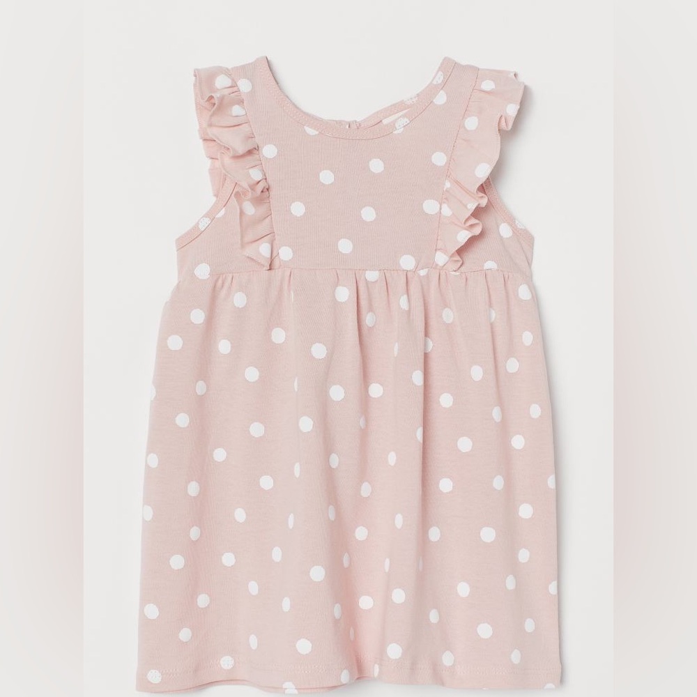 6-9M Pink & White Polka Dot H&M Dress